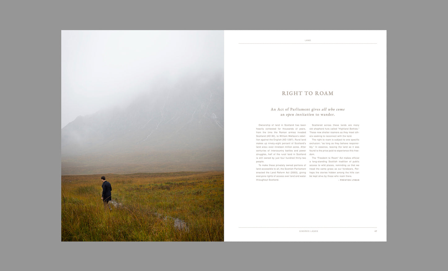 Volume One: Scotland